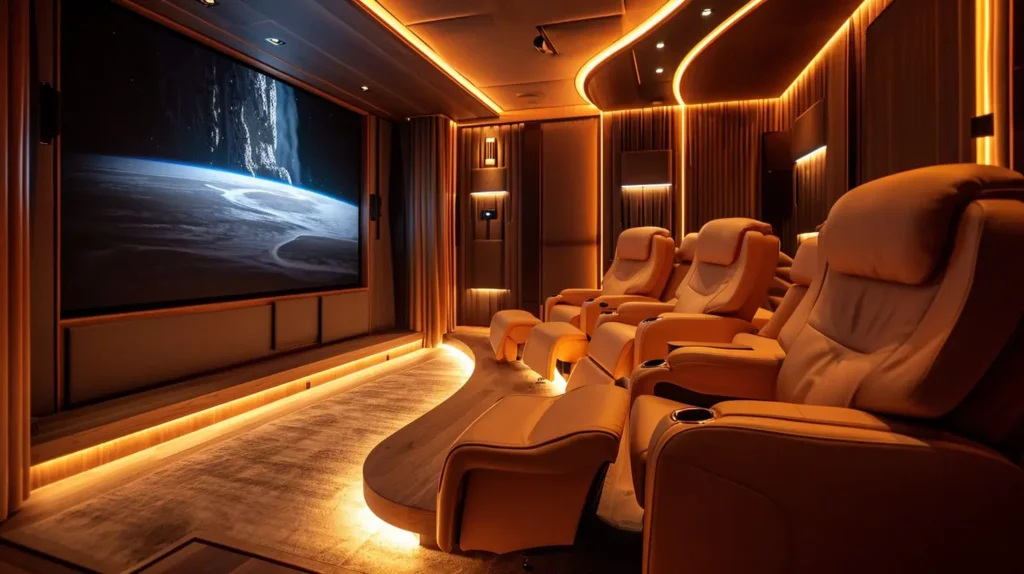 Basement into a Home Theater