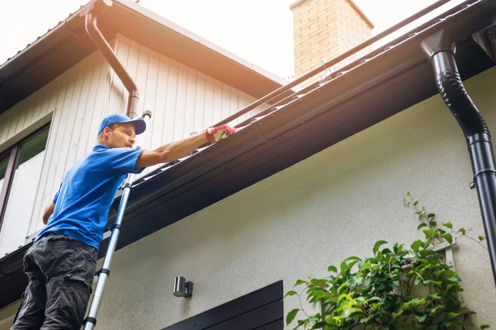 Gutter installation process