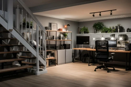 Basement Home Office