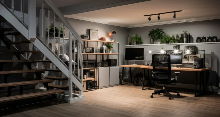 Basement Home Office