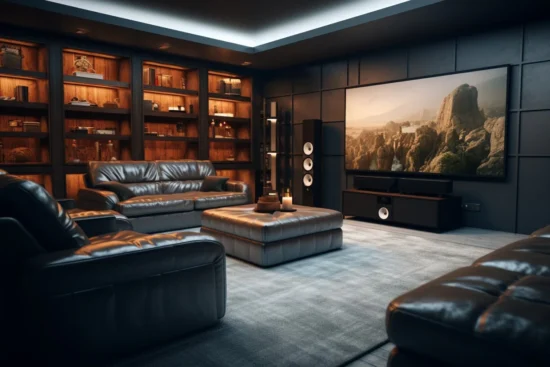 Basement into a Home Theater