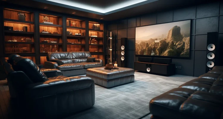 Basement into a Home Theater
