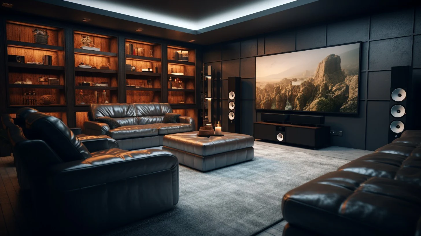 Basement into a Home Theater