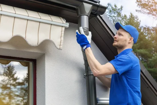 Gutter installation process