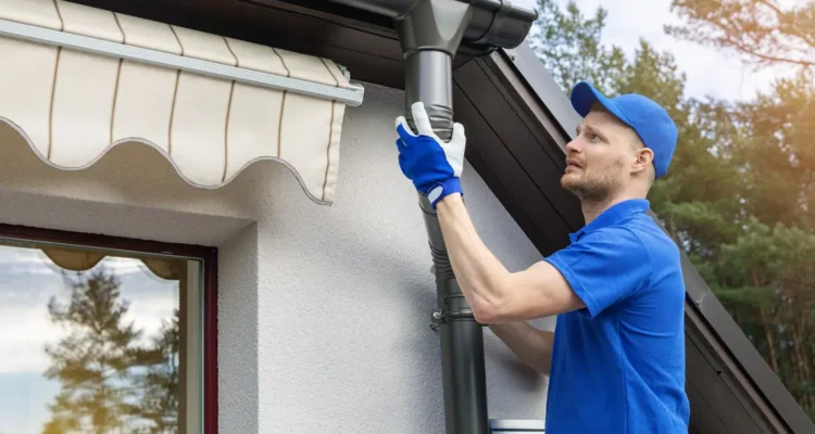Gutter installation process